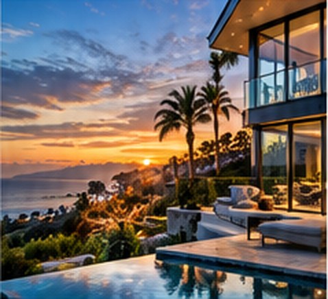 Illustrative luxury home photograph