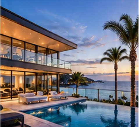 Illustrative luxury home photograph
